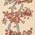 Schumacher SAMPLE - Schumacher Sylvain Floral Stripe Fabric In Rouge For Sale - Image 4 of 5