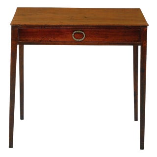 George II Mahogany Table with a Single Long Drawer, Circa 1810 For Sale