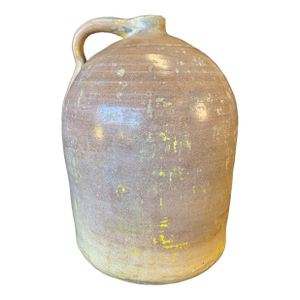 Folk Art Ceramic Stoneware 5 Gallon Jug