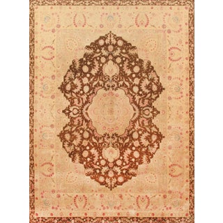 Pasargad Tabriz Silk & Wool Rug - 8' 7" X 11' 4" For Sale
