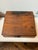 Brown Antique Victorian Solid Walnut Lap Desk Writing Slope With Original Lock, C. 1870–1900 For Sale - Image 8 of 12