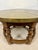 1960s Spanish Center Table with Brass-Clad Top, 1960 For Sale - Image 5 of 11
