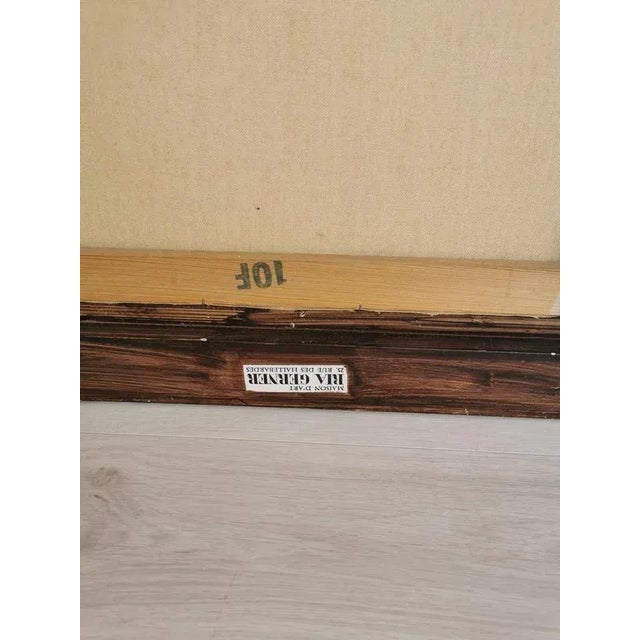 Figurative Painting of Man & Woman, Oil on Canvas, Framed For Sale - Image 7 of 9