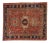 Antique Fine Karaja Square Rug - 3'9" x 4'4" For Sale
