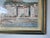 1968 Franco Scuderi Italian Mediterranean Coastal Cityscape Landscape Oil on Plywood Painting, Signed & Framed For Sale - Image 10 of 16