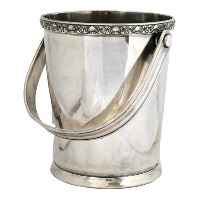 1880s Heavy Gorham Silverplate Champagne Bucket For Sale