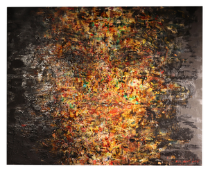 Abstract Composition, 2015, Mixed Media on Canvas