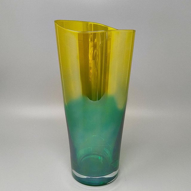 Handrafted Murano Glass Vase, Italy, 1970s For Sale - Image 4 of 7