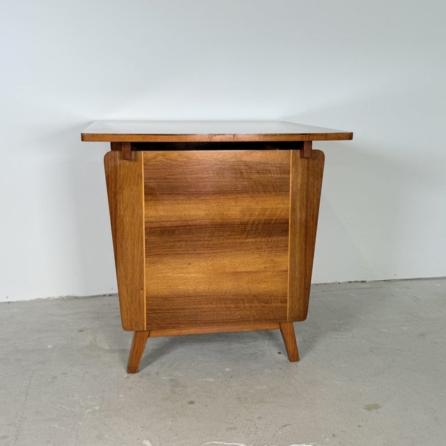 Vintage Side Table in High-Gloss Guitar Finish, 1960s For Sale - Image 3 of 11