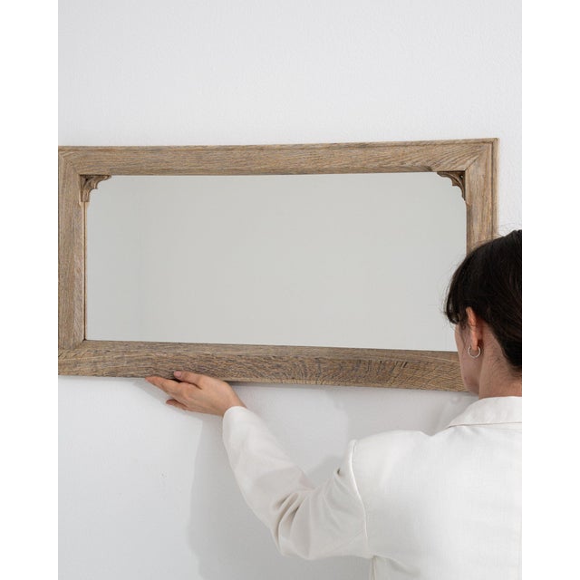 19th Century France Red Wood Mirror For Sale In Greensboro - Image 6 of 10