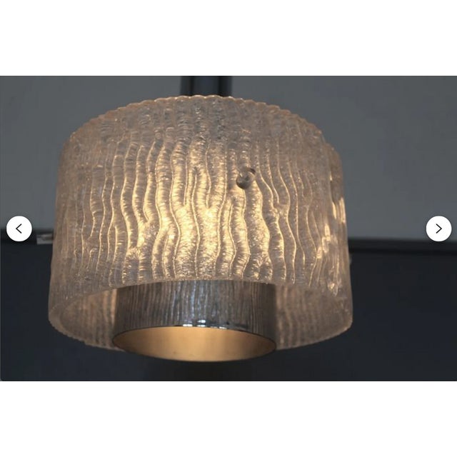 Art Deco Murano Glass Pendant Light from Kalmar For Sale - Image 9 of 12