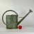 French Mid 20th Century Lovely Vintage European Metal Watering Can for Garden Decor, in Splendid Green For Sale - Image 3 of 9