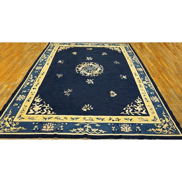 Early 20th Century Chinese Peking Carpet ( 9'2" x 11'8" - 270 x 355 ) Chinese - Peking The commercial Peking carpet is a...