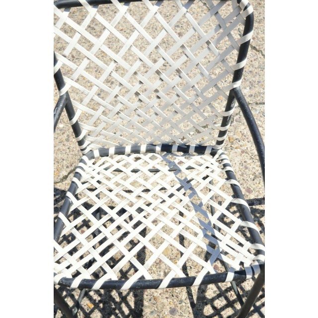Brown Jordan Tamiami Aluminum Vinyl Strap Pool Patio Arm Chair and