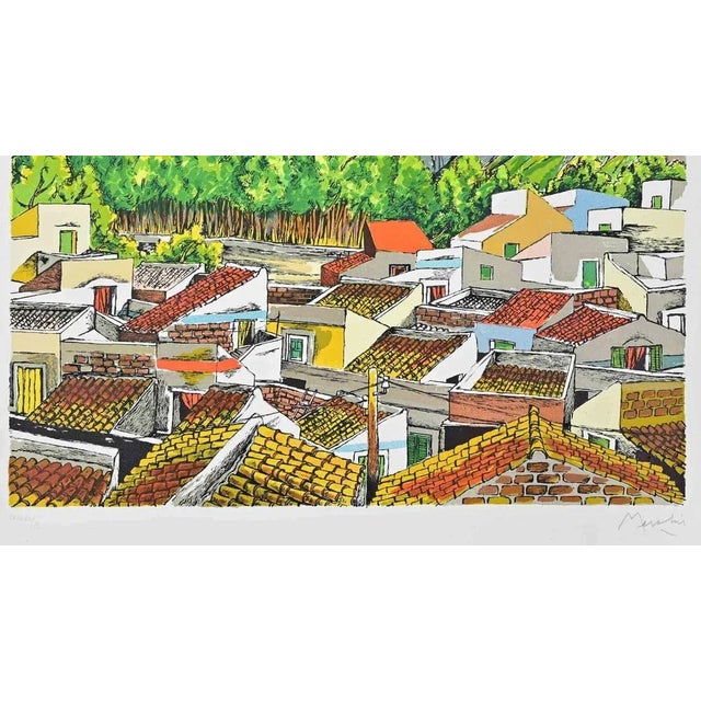 Lithograph realized by Renzo Meschis in 1989. Edition of 150 prints, in Roman numbers. Hand signed and numbered. This...