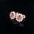 Rubellite Tourmaline Diamond Earrings 14k WG 2.55 TCW Certified For Sale - Image 4 of 14