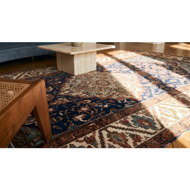 Early 20th Century Persian Malayer Carpet For Sale - Image 10 of 10
