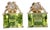 3.3Ct Peridot Earrings With Earth-Mined Diamond Accents in Solid 14k Gold, 8x6mm For Sale