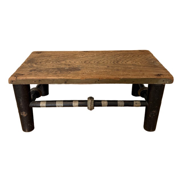 Small Antique Wooden Bench For Sale