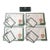 Vintage Lynn Chase Fine Linen Botanical Fern Table Linens – 16-Piece Set – Unused For Sale