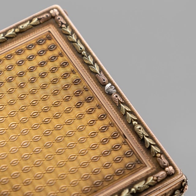 Antique German 3-Colour Gold Snuff Box, Hanau, 1850s For Sale - Image 13 of 18