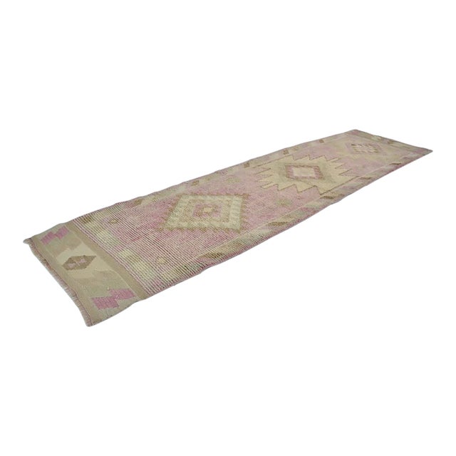 Oushak Anatolian Runner Rug For Sale
