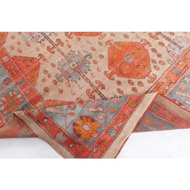 Textile New Turkish Oushak Rug by Doris Leslie Blau For Sale - Image 7 of 9