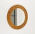 Mid-Century Round Rattan and Wicker Wall Mirror in the style of Vivai del Sud, Italy, 1970s For Sale - Image 4 of 11