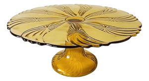 Art Deco Cake Stand from Val St. Lambert, 1930s