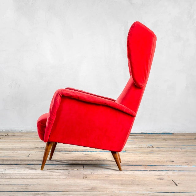 Cassina Armchair by Gio Ponti for Cassina, 1950s For Sale - Image 4 of 9