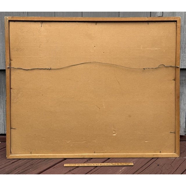 Elof Wedin (Listed Artist, Sweden/Mn 1901-1983) Abstract Pastel Painting, Signed & Titled 1958 For Sale - Image 9 of 11