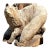 Vintage Hand Carved Fox on Stump For Sale