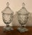 Antique 18th Century George III Anglo Irish Cut Crystal Glass Chestnut Urns - a Pair For Sale - Image 4 of 12