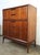 Elegantly slick and beautiful vintage original mid century modern tall dresser / highboy from the 60s. Made by United...