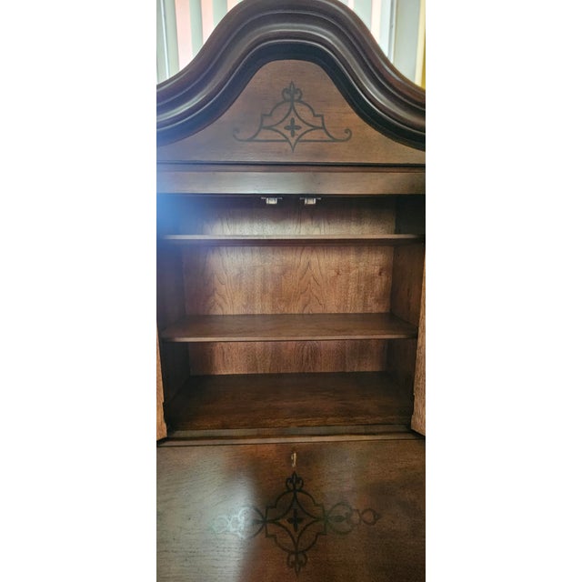 1960s Vintage Drexel, Et Cetera Spanish Style Executive Secretary For Sale - Image 9 of 16