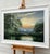 Green Water in the Lake District of England with Lush Trees by British Artist 1976 For Sale - Image 14 of 18