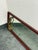 Asian Asian-Inspired Red + Gilt Botanical Wall Mirror, Vintage For Sale - Image 3 of 12