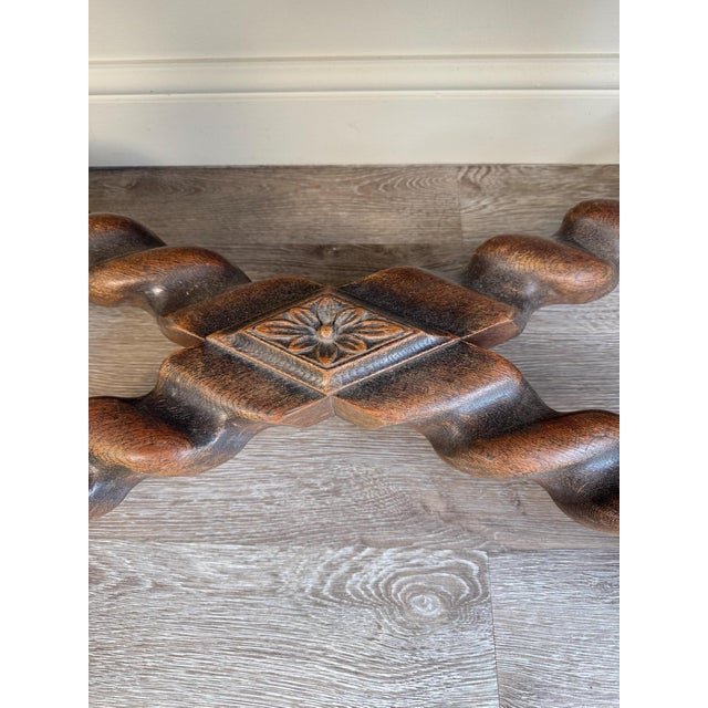 Antique Console Table in Carved Wood, 1890s For Sale - Image 12 of 15