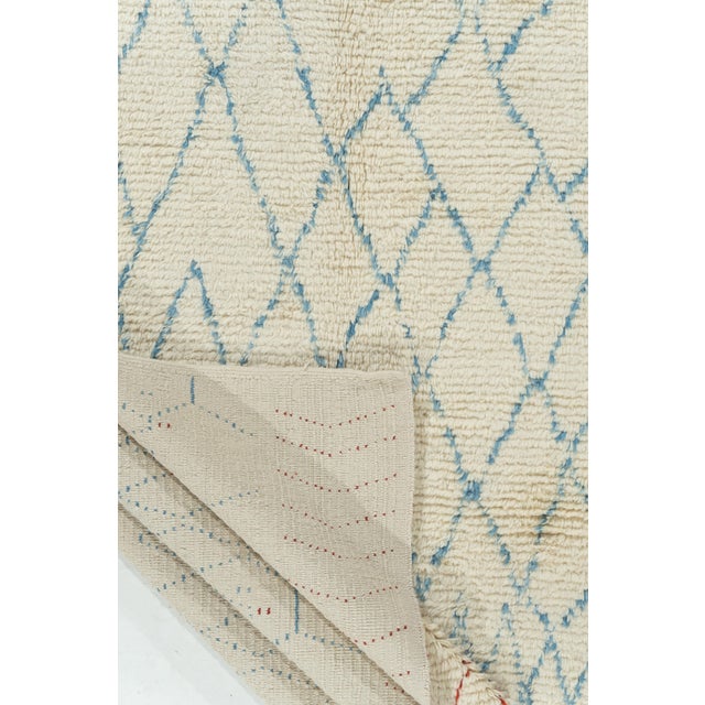 Moroccan Inspired Handwoven Rug 9' X 12'2 For Sale - Image 12 of 13