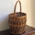 Brown Vintage European-Style Harvest Basket For Sale - Image 8 of 12