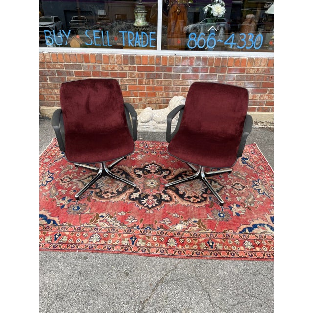 1970s Mid-Century Style Chairs - Set of 2 For Sale - Image 9 of 9