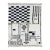 Black and White Moroccan Rug - 9.8 X 6.8 Ft For Sale