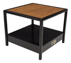 1980s Baker Michael Taylor Side End Table Ebonized
