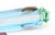 Turquoise Murano Signed Venini Glass Object or Sculpture 1970's For Sale - Image 8 of 9