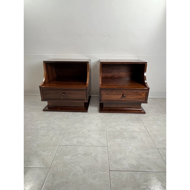 Vintage Italian Bedside Tables, 1970s, Set of 2 For Sale - Image 12 of 13