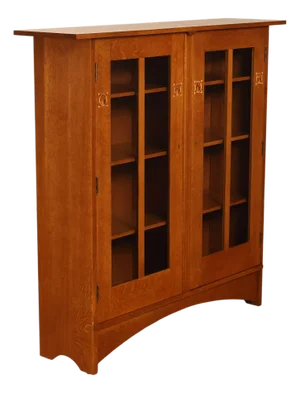 Stickley Harvey Ellis Mission Oak Inlay Bookcase