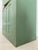 Primitive Painted Green Four Door Cabinet With Original Brass Sliding Lock For Sale - Image 12 of 18