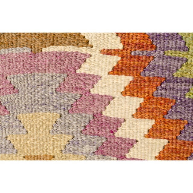 Mid 20th Century Geometric Anatolian Kilim Rug For Sale - Image 9 of 10