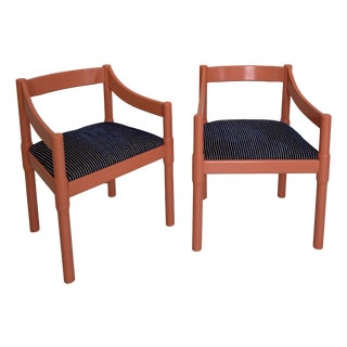 Carimate Chairs by Vico Magistretti for Cassina, Italy, 1960, Set of 2 For Sale
