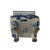 2010s Blue White Oriental Scenery Ding Shape Incense Holder Porcelain Pot For Sale - Image 5 of 6